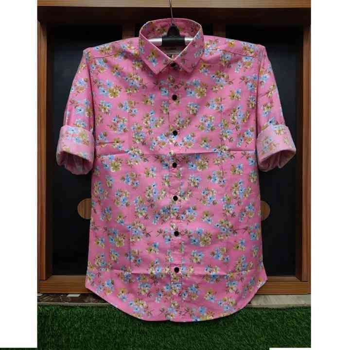 Men's Exclusive Printed Cotton Shirt